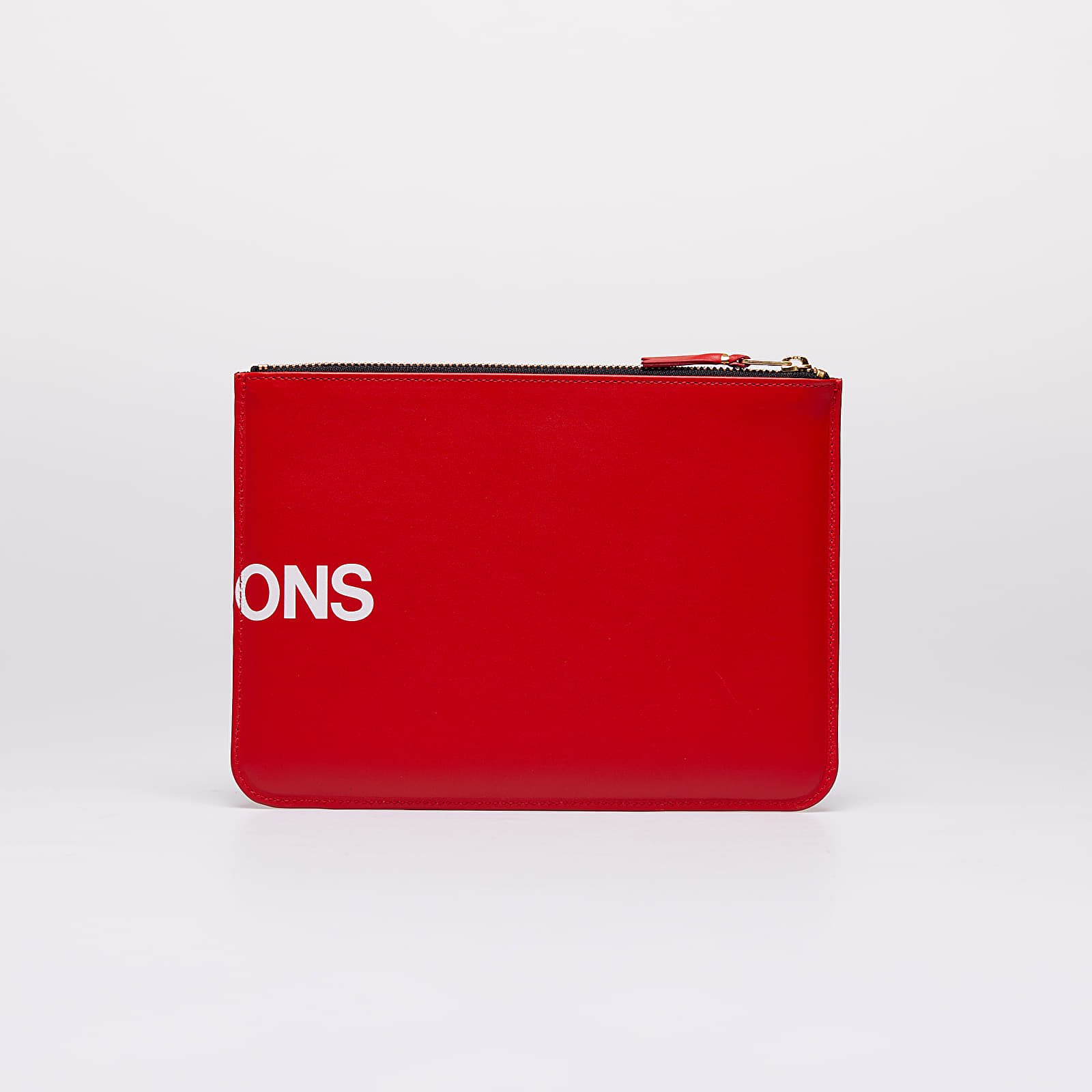 Portofele Comme des Garçons Huge Logo Wallet Red
