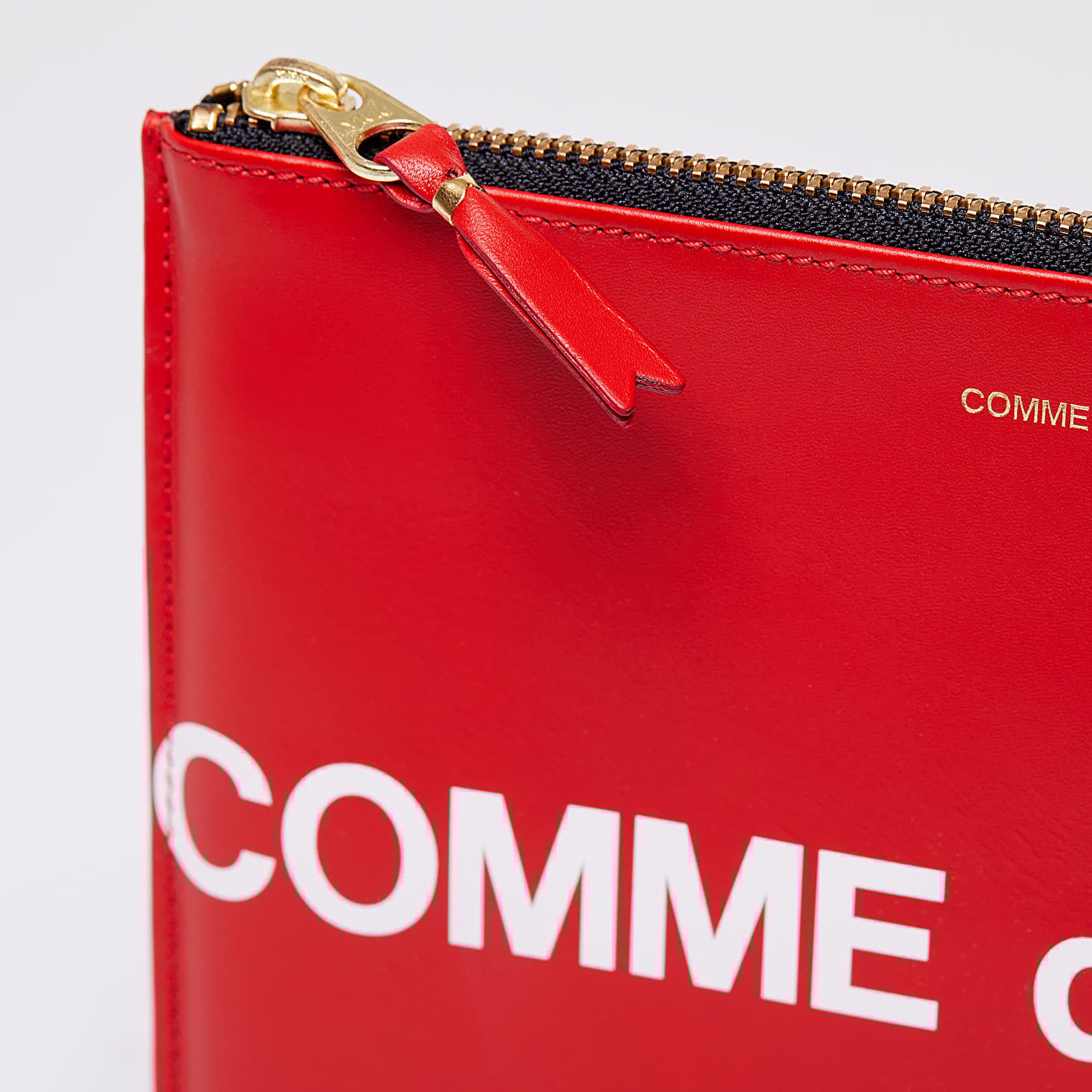 Portofele Comme des Garçons Huge Logo Wallet Red