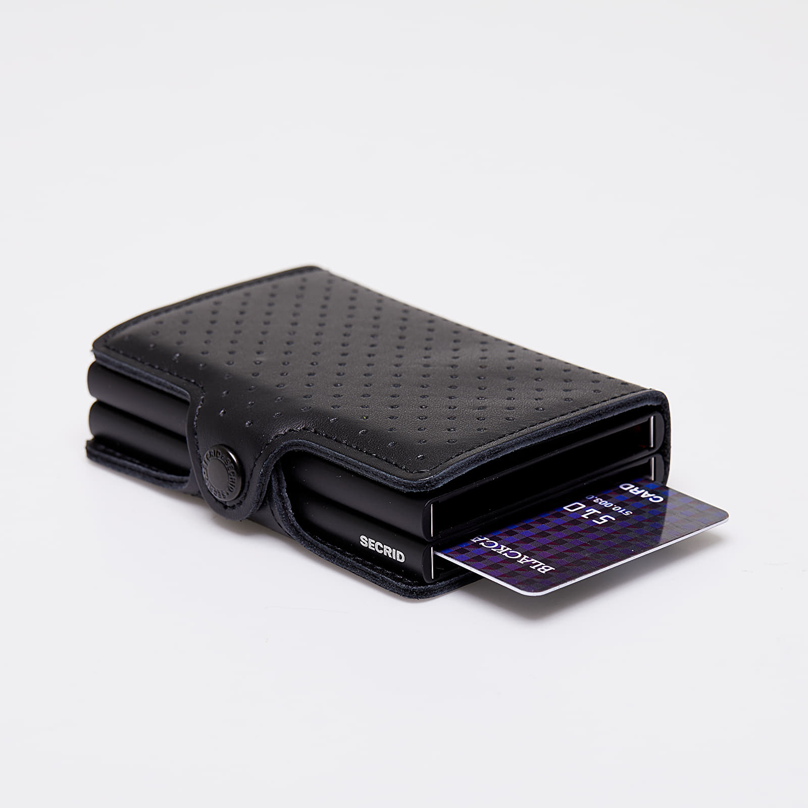 Peněženky SECRID Twinwallet Perforated Black