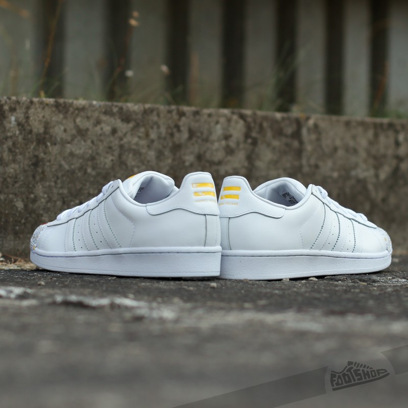 Men's shoes adidas Superstar Pharrell Supershell Ftw White/ Yellow