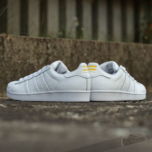 Men's shoes adidas Superstar Pharrell Supershell White/ White/ Yellow  (S83349 PM2) | Footshop