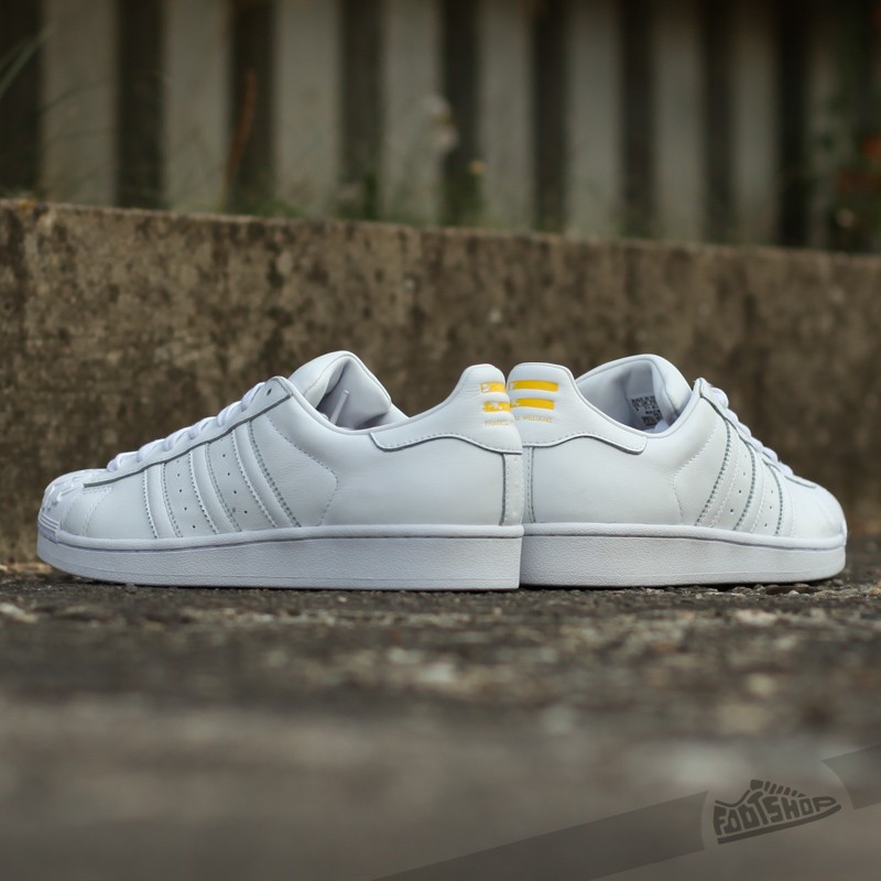 Pánské tenisky a boty adidas Superstar Pharrell Supershell White/ White/ Yellow