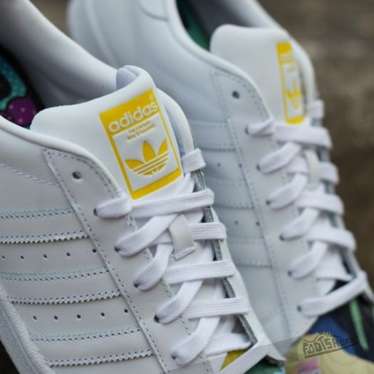 Men s shoes adidas Superstar Pharrell Supershell White White Yellow Footshop