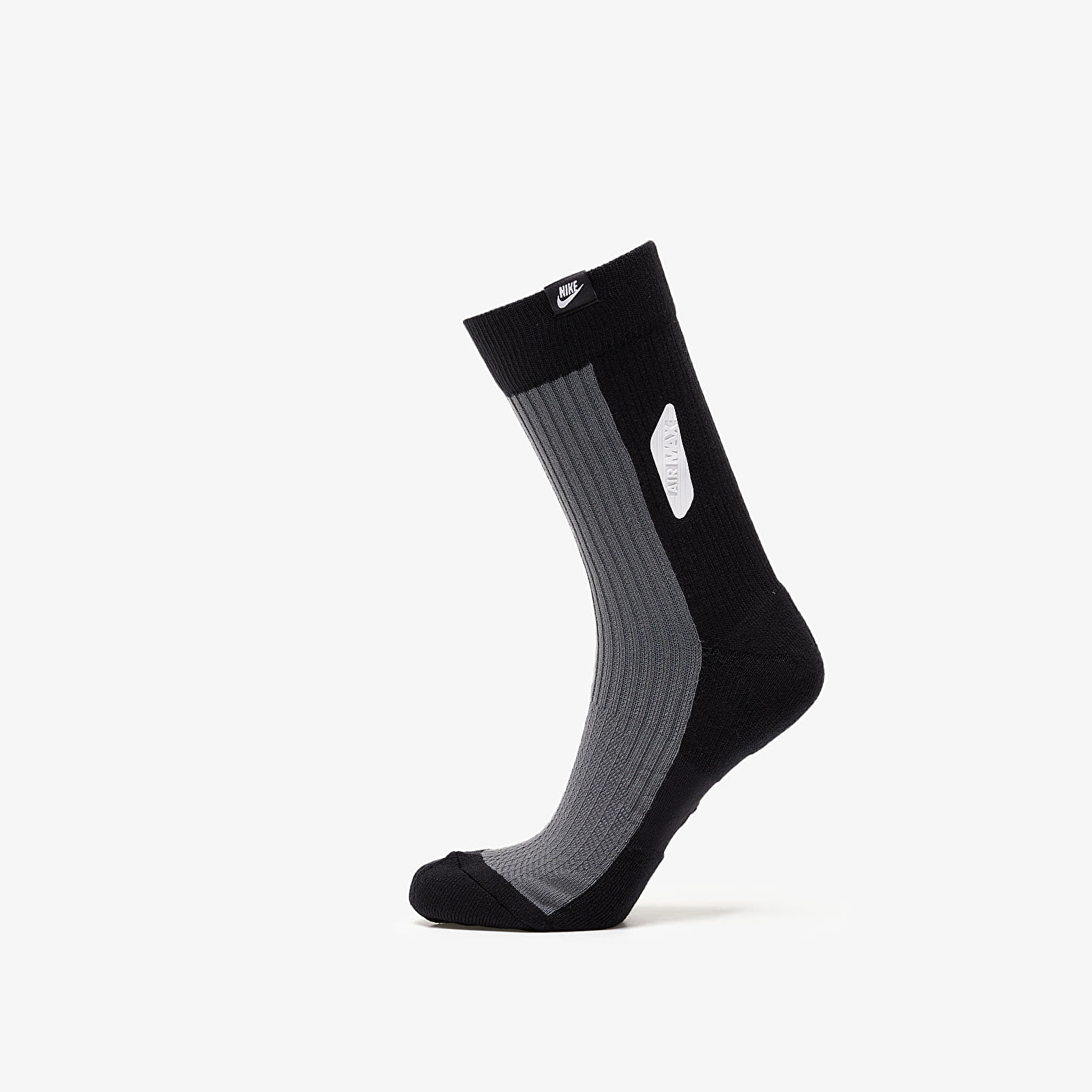 Bežné ponožky Nike Sneaker Air Max 90 Crew Sox Black/ Iron Grey/ White