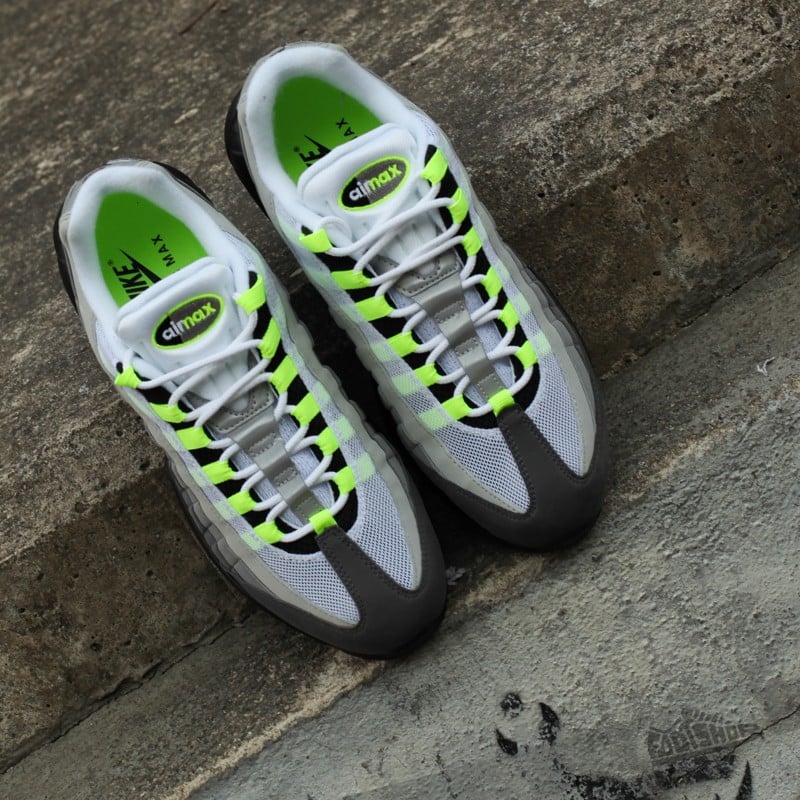 Men's shoes Nike Air Max 95 OG Black/ Volt- Medium Ash- Dark Powter