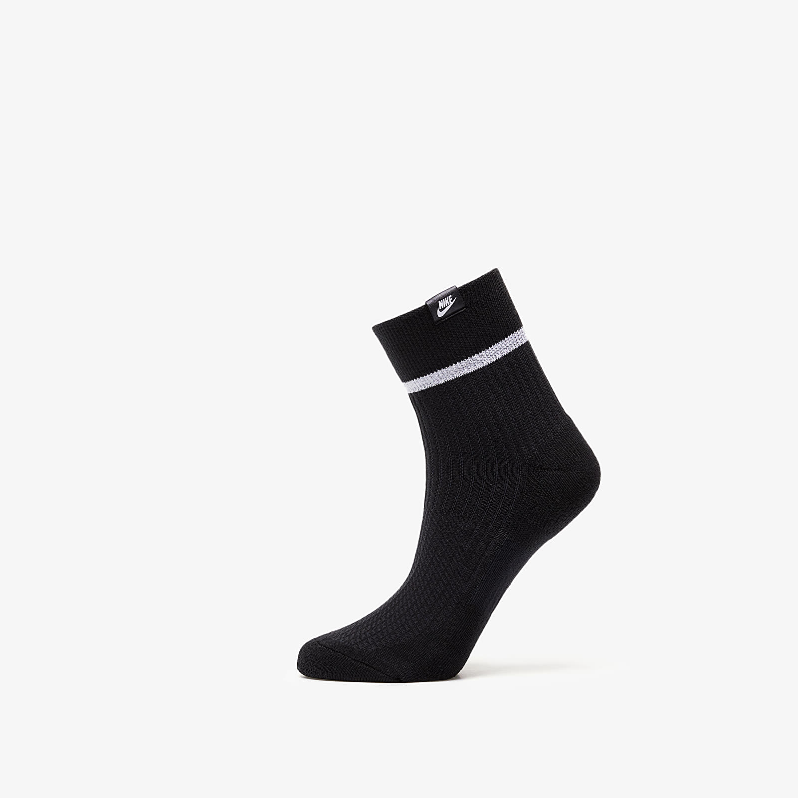 Ponožky Nike Sneaker Essential Ankle Sox 2 Pair Black/ White/ White