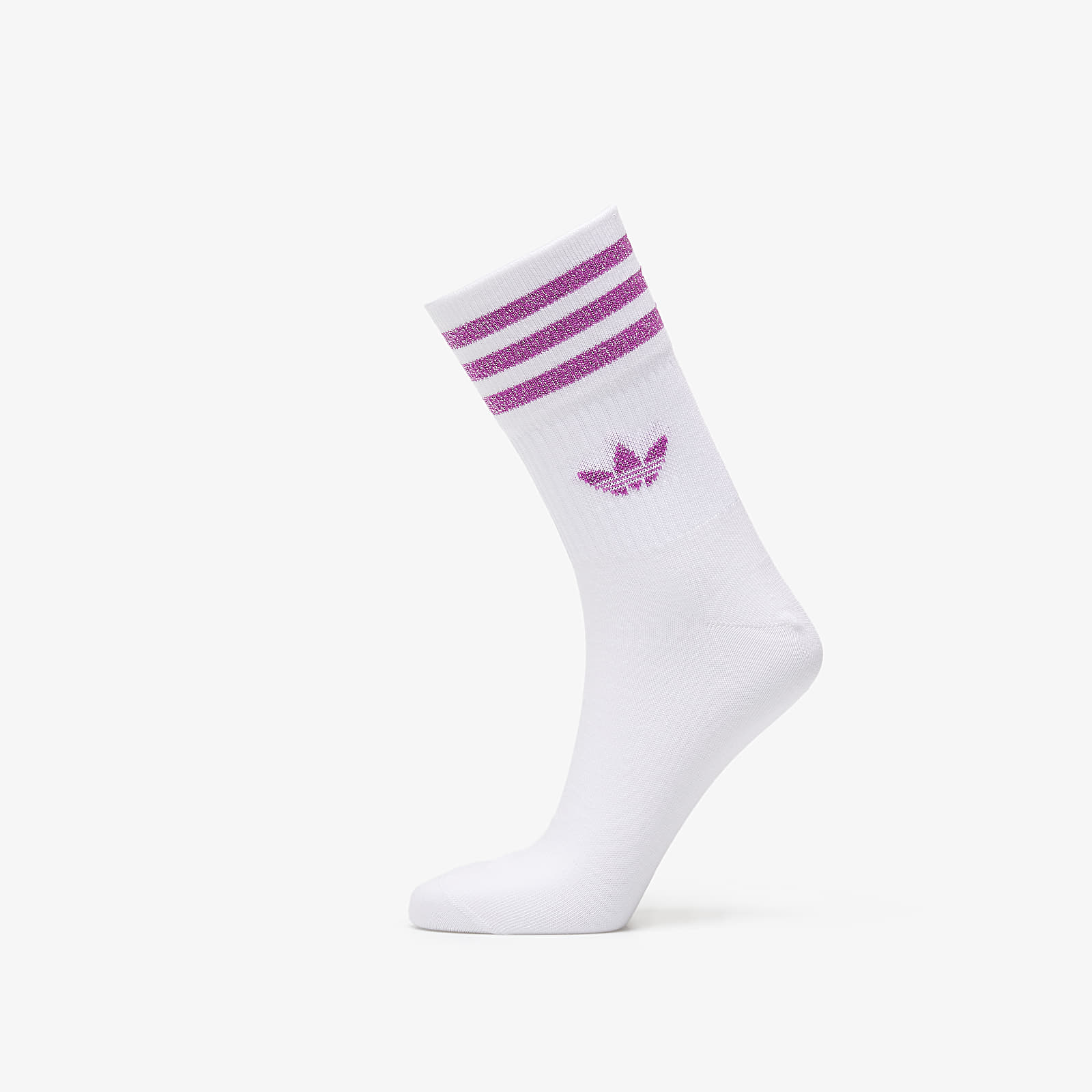 Ponožky adidas Mid Cut Glitter Socks White/ White