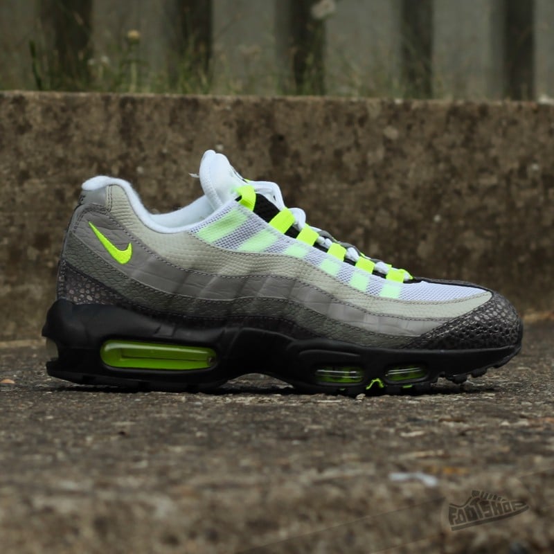 Vyriška avalynė Nike Air Max 95 OG Premium Black/ Volt- Medium Ash- Dark Powter (Animal)