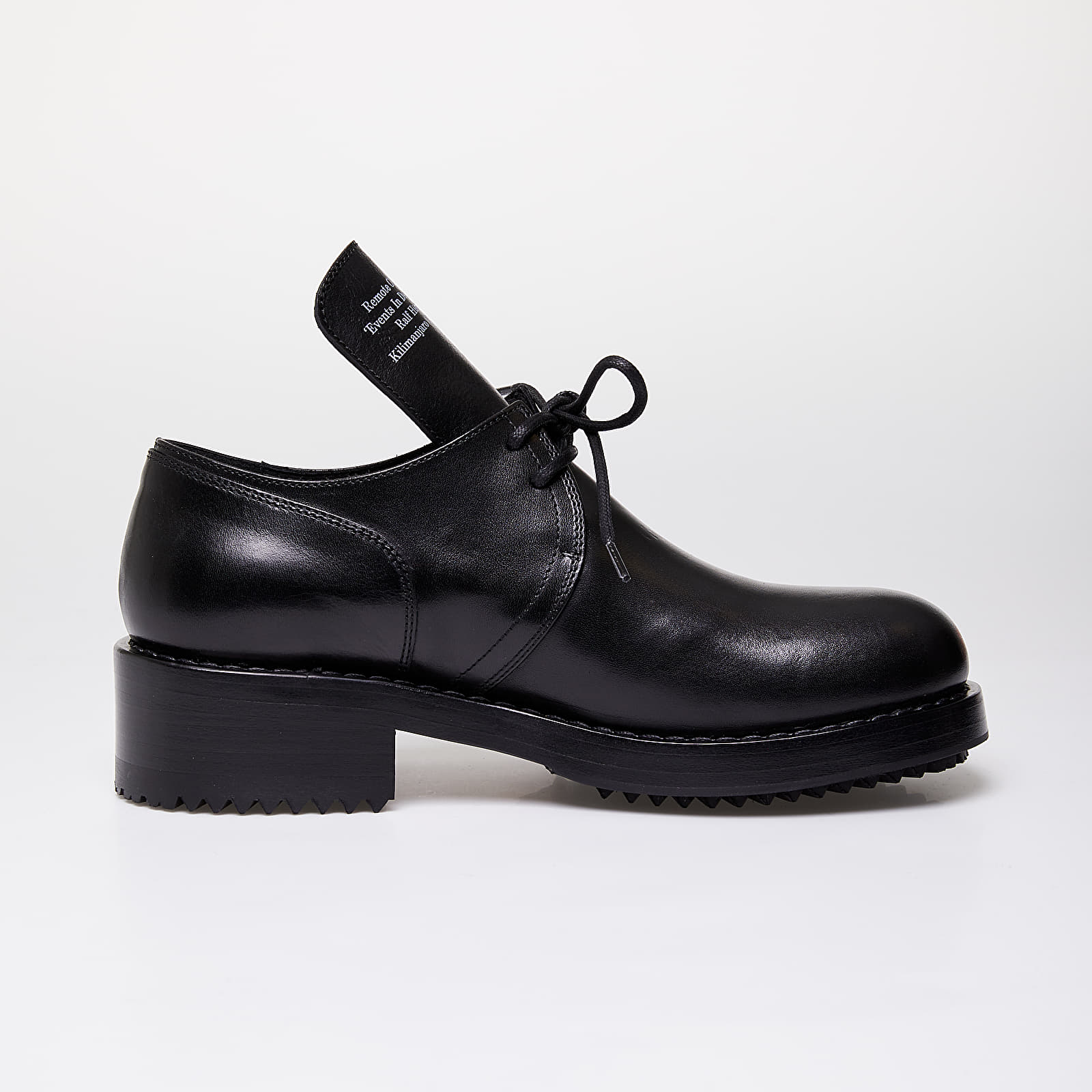 Férfi cipők Raf Simons Laced Up Shoe Men Black Cow Leather