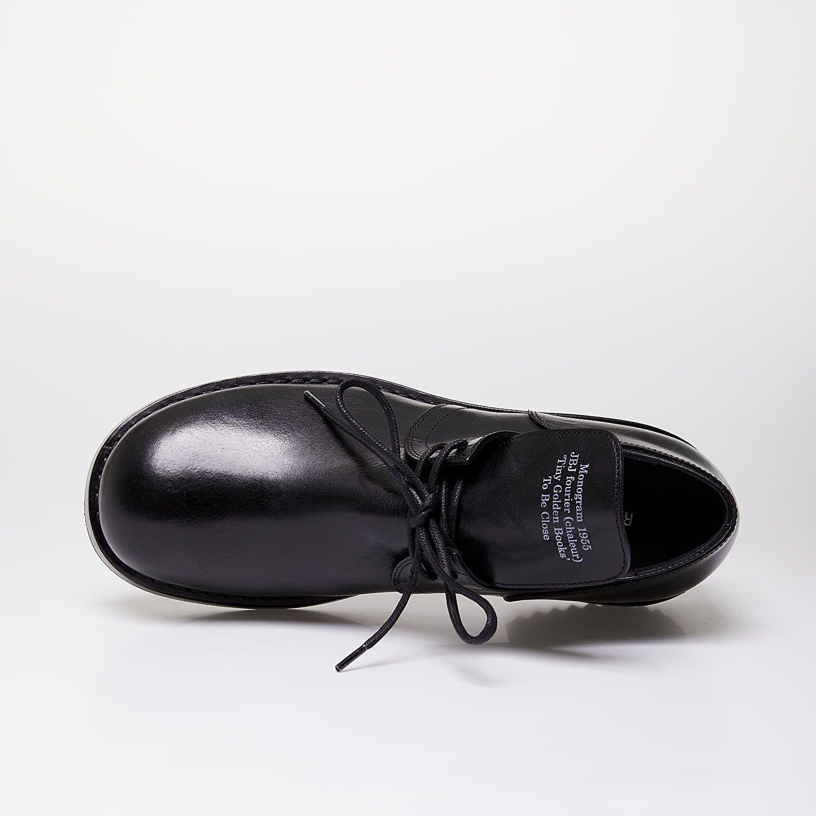 Férfi cipők Raf Simons Laced Up Shoe Men Black Cow Leather