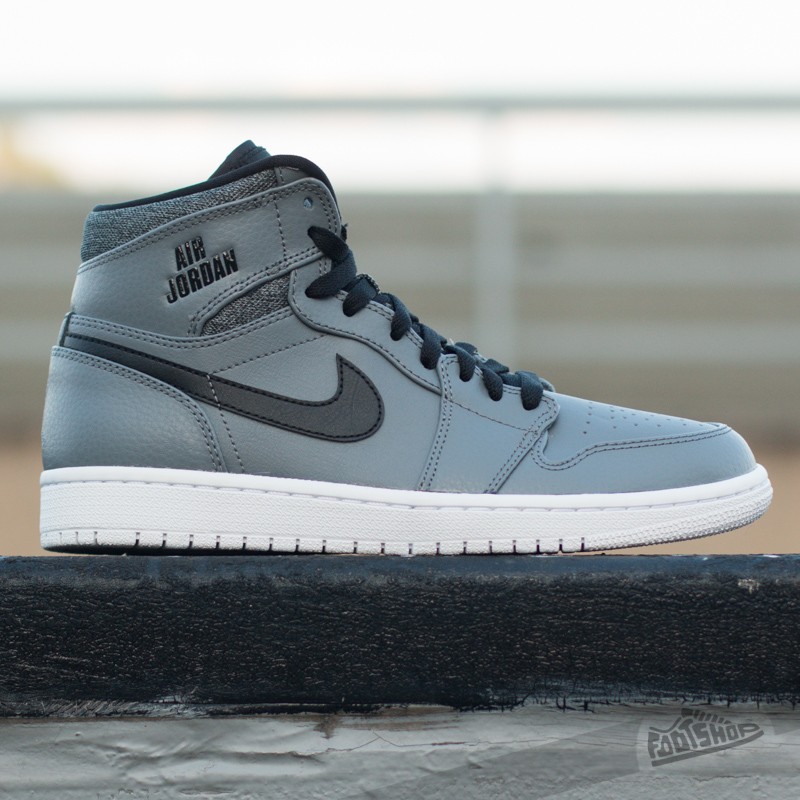 Scarpe uomo Air Jordan 1 Retro High Cool Grey/White/Black