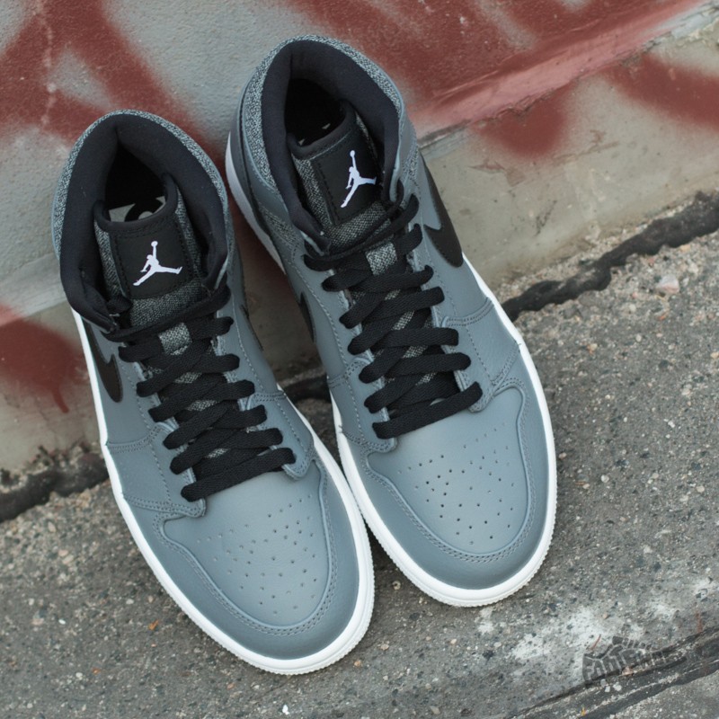 Scarpe uomo Air Jordan 1 Retro High Cool Grey/White/Black