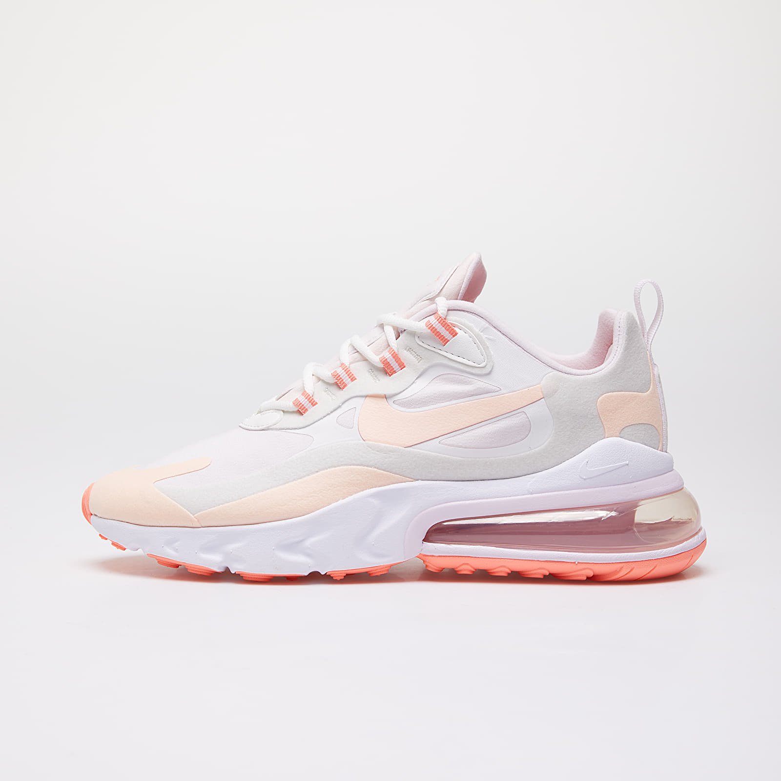 Damen Sneaker und Schuhe Nike W Air Max 270 React Summit White/ Crimson Tint-Light Violet