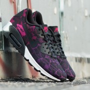 Nike Wmns Air Max 90 Jacquard Mulberry/ Black-Sport Fuchsia-Summit White
