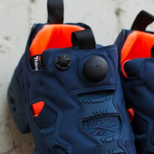 Men s shoes Reebok Instapump Fury Tech Collegiate Navy Solar Orange White Footshop