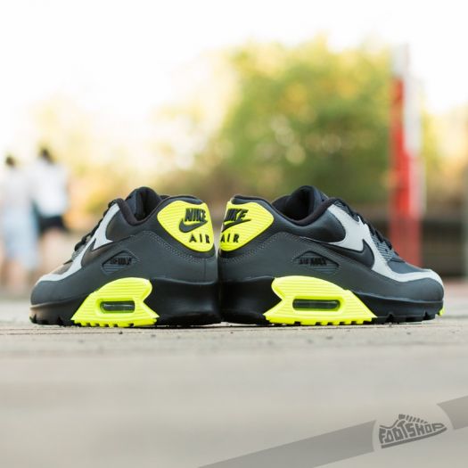 Men s shoes Nike Air Max 90 LTR Black Wolf Grey Dark Grey Footshop