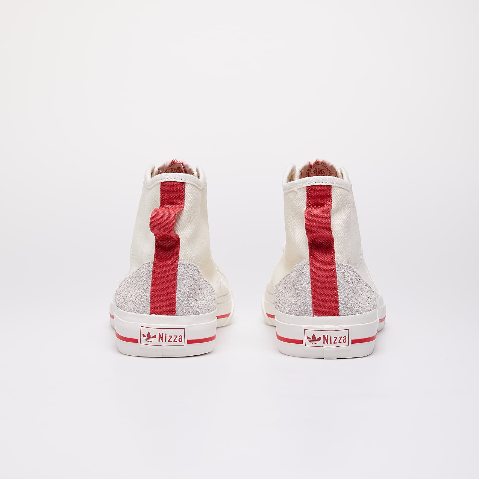 Sko til mænd adidas Nizza Hi Rf Off White/ Glow Red/ Gum44