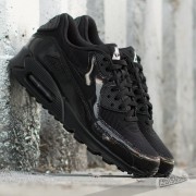 Nike air max 90 clearance premium sneakers shoes silver womens