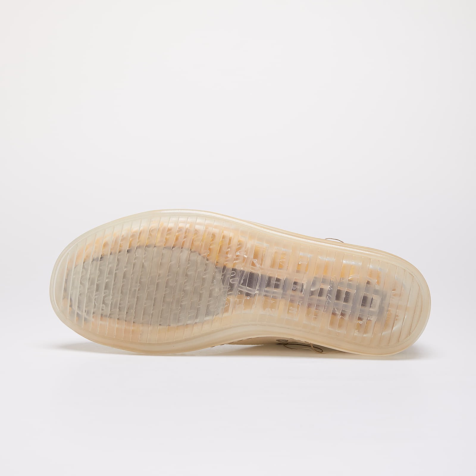 Men s shoes Rick Owens No Cap Low Sneakers Milk Footshop