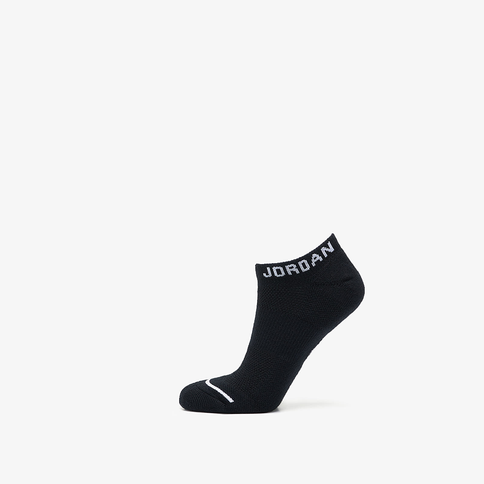 Zoknik Jordan Everyday Max No Show Socks 3-Pack Black/ Black/ Black