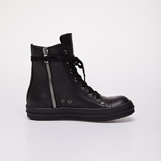 Men s shoes Rick Owens Sneakers Black Black Footshop