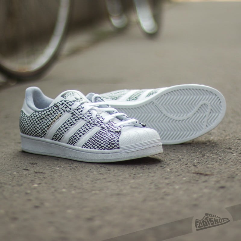Women s shoes adidas Superstar Snake K White White White Footshop