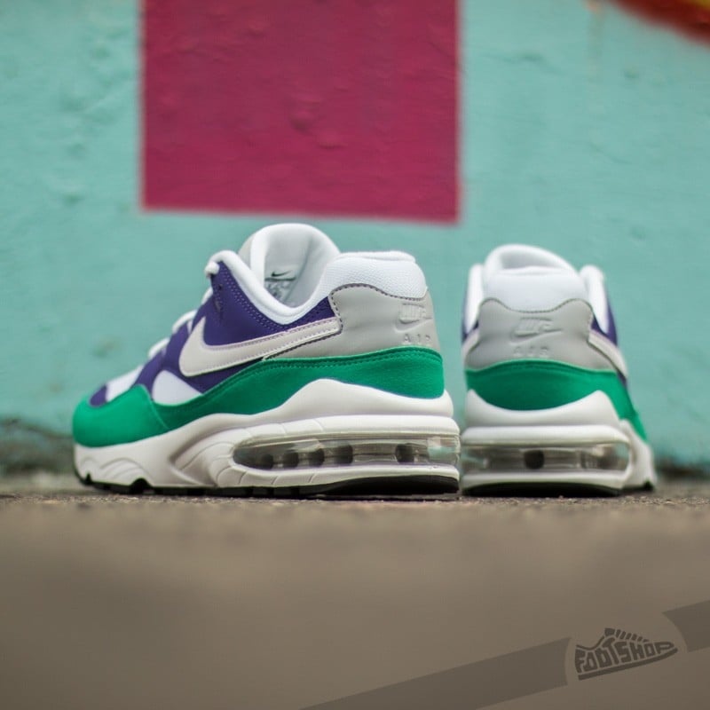 Chaussures et baskets homme Nike Air Max 94 Court Purple White Emerald Green Wolf Grey Footshop
