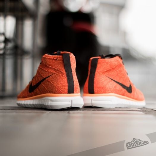Nike free flyknit clearance 2.0 mens orange
