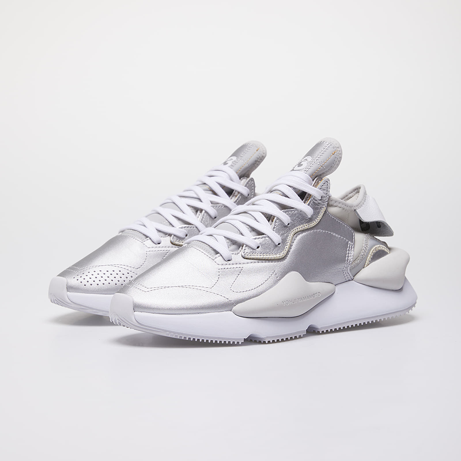 Men's shoes Y-3 Kaiwa Silver Metallic/ Ftw White/ Silver
