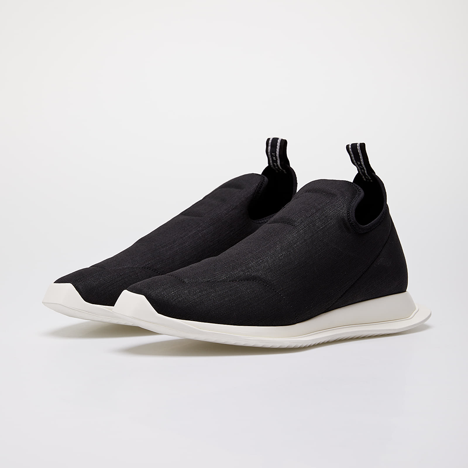 Men s shoes Rick Owens DRKSHDW New Runner Black Milk Milk Footshop