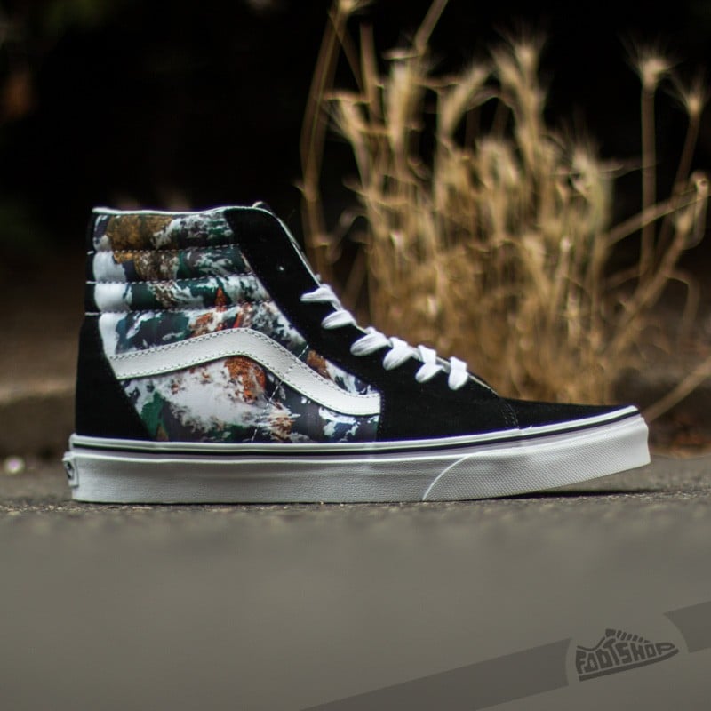 Men s shoes Vans Sk8 Hi Earth Black True White Footshop