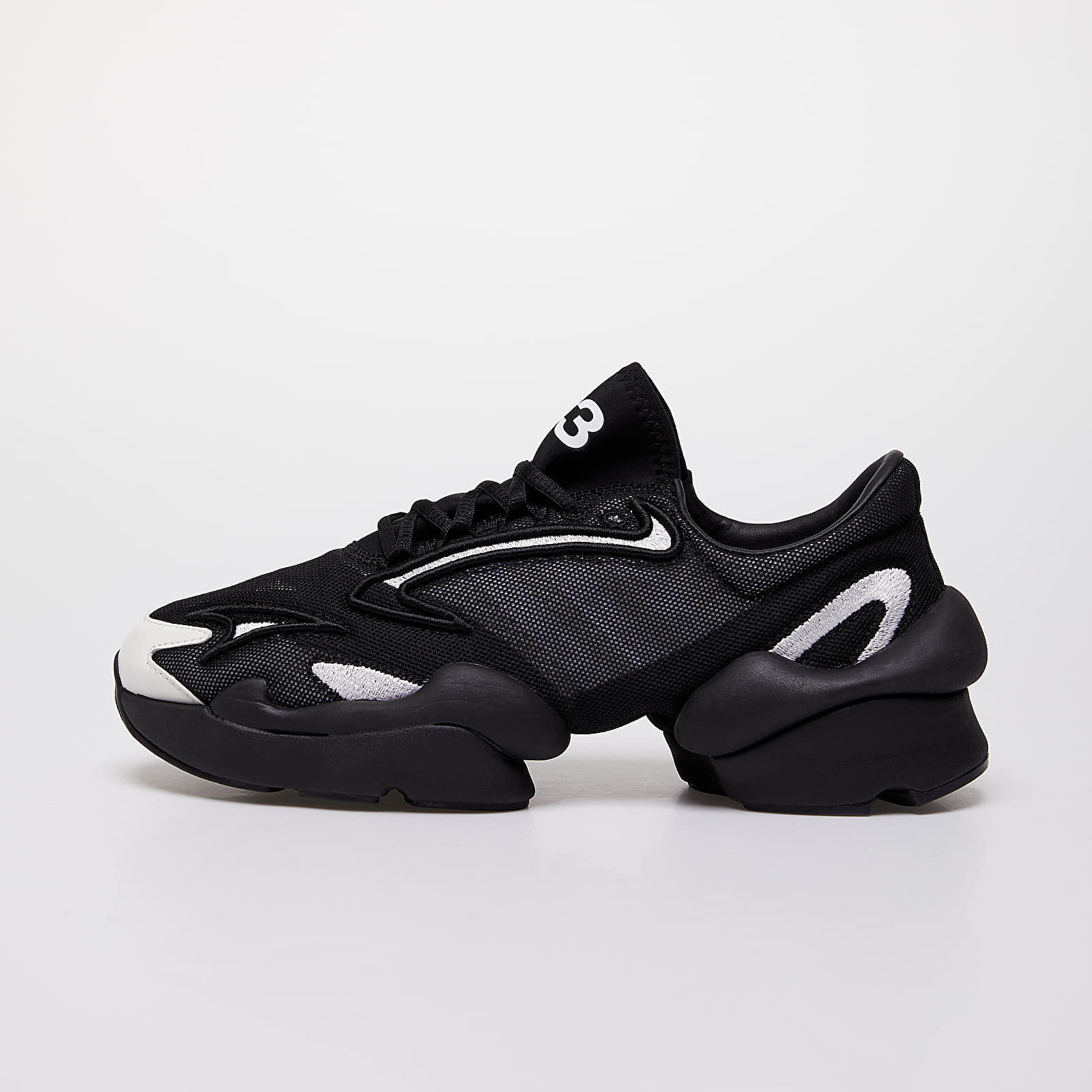 Încălțăminte și sneakerși pentru bărbați Y-3 Ren Black/ Core White/ Black