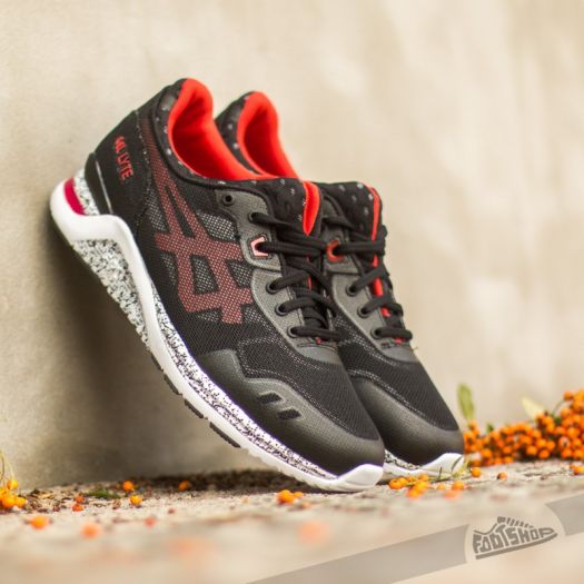 Asics gel cheap lyte black red