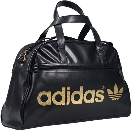 Crossbody bags AC HOLDALL Black/metalgold (Z37333) | Footshop