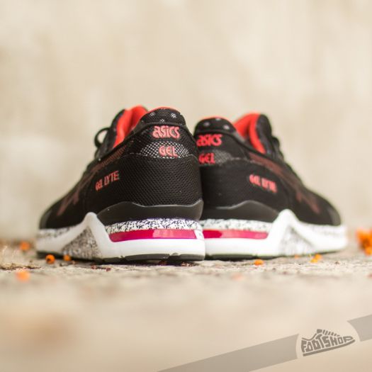 Asics gel lyte evo red clearance black