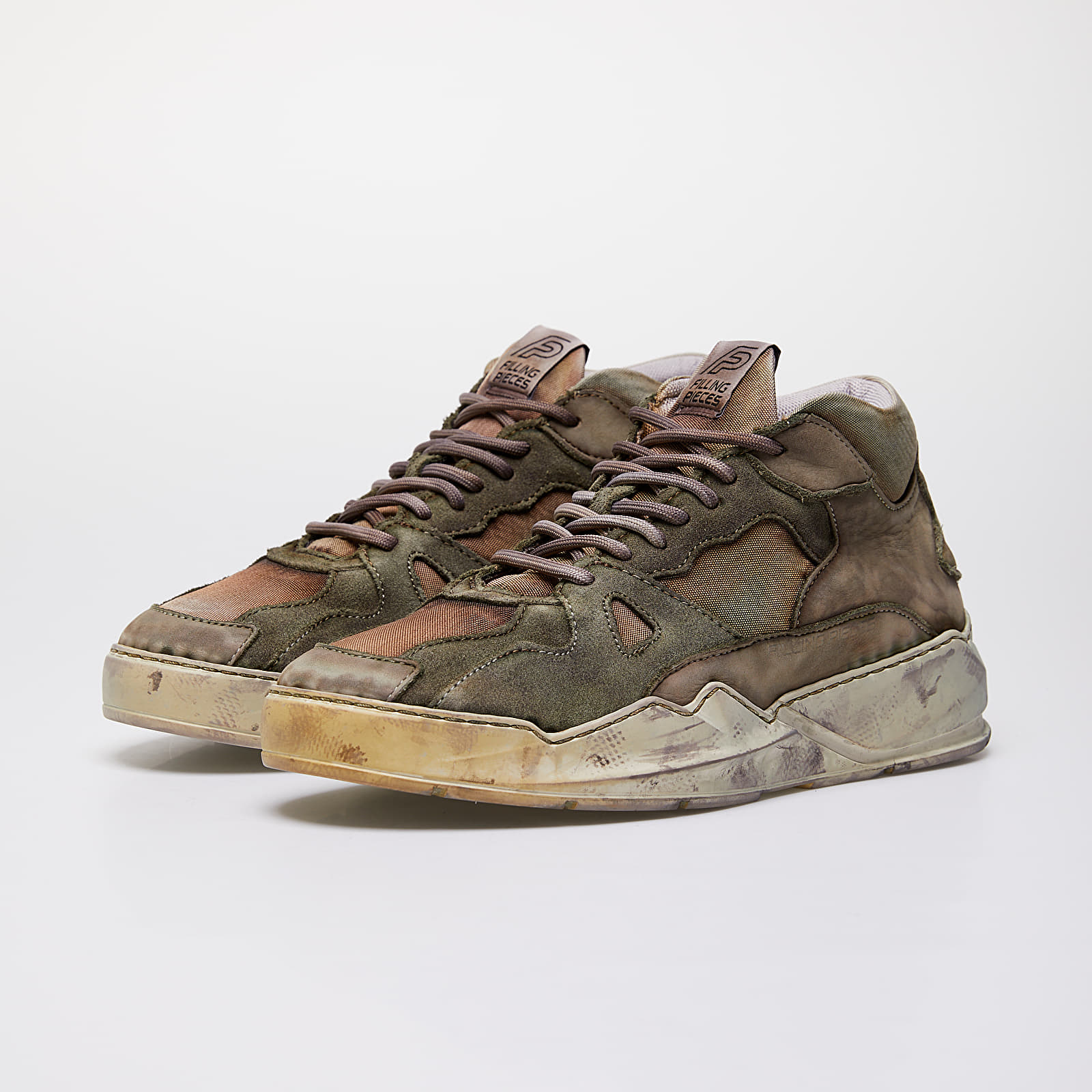 Scarpe uomo Filling Pieces Lay Up Icey Dip Dye Dark Green