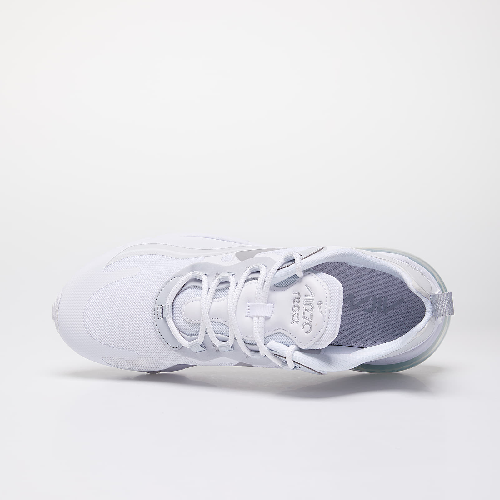 Férfi cipők Nike Air Max 270 React White/ Lt Smoke Grey-Pure Platinum