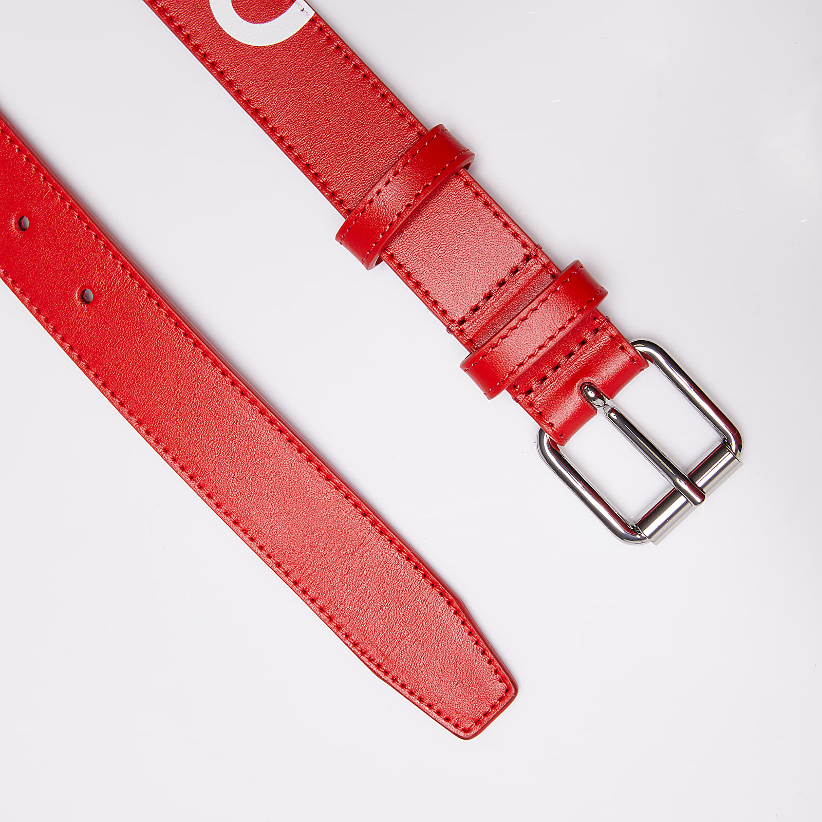 Opasky Comme des Garçons Huge Logo Belt Red