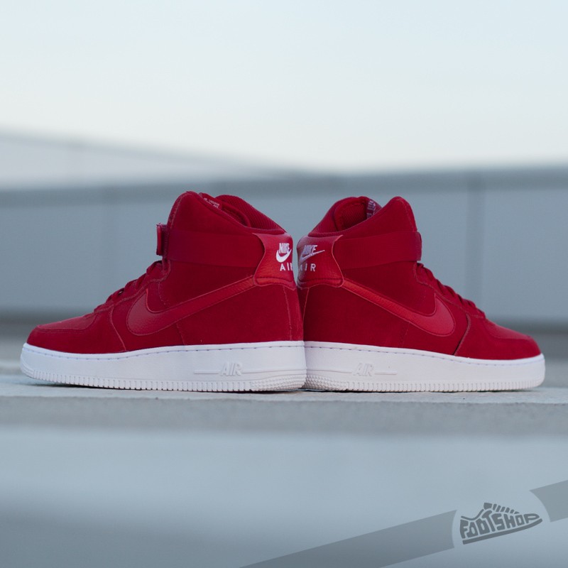Herren Sneaker und Schuhe Nike Air Force 1 High ´07 Gym Red/ Gym Red- White