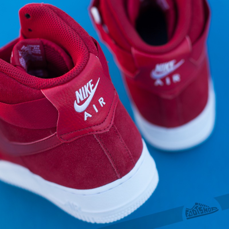 Herren Sneaker und Schuhe Nike Air Force 1 High ´07 Gym Red/ Gym Red- White