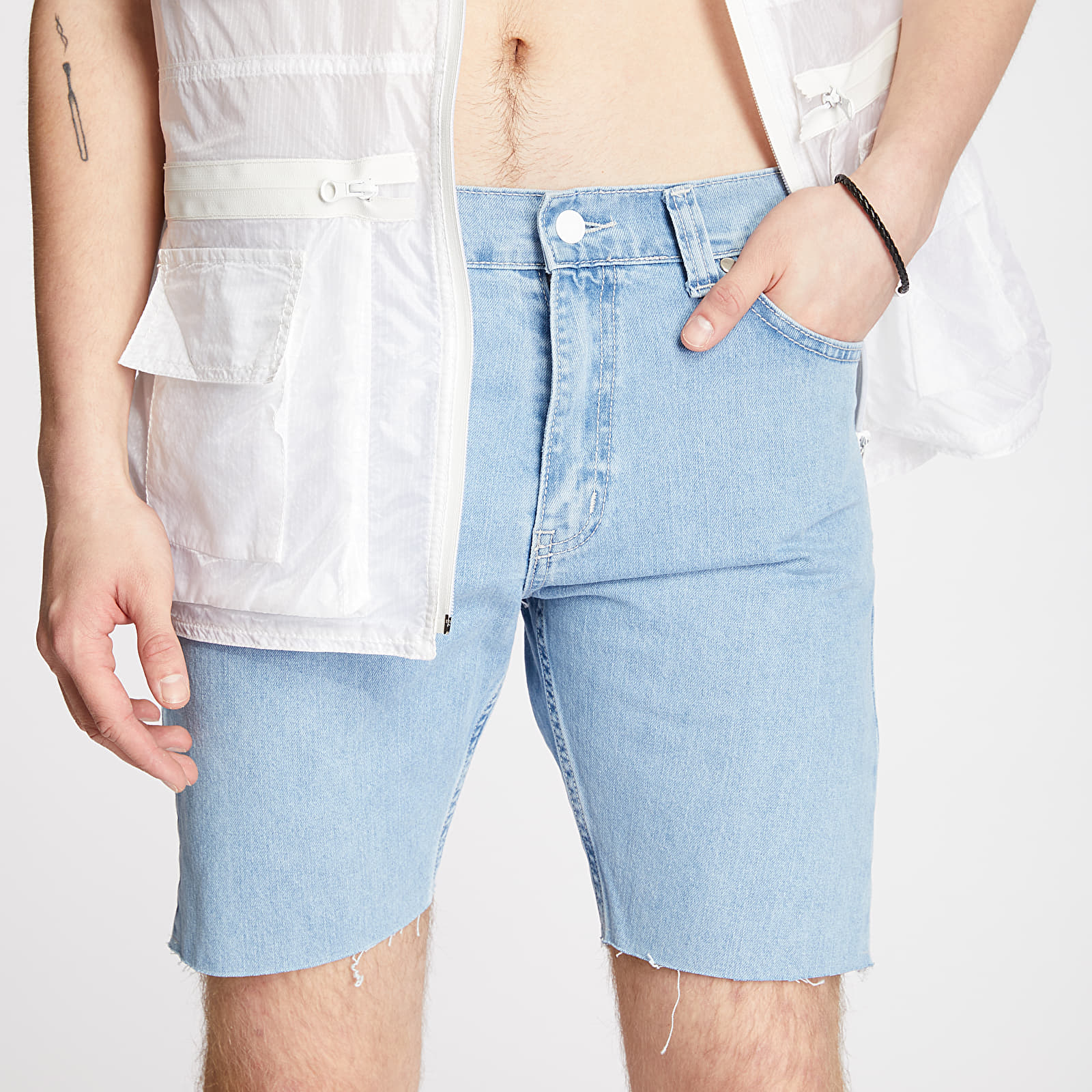 Kraťasy FTSHP + LAFORMELA "No Season" Denim Shorts Blue