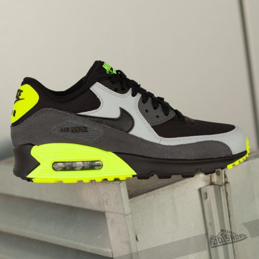 Nike air max 90 mesh (gs) sale black/ black- wolf grey- dark grey