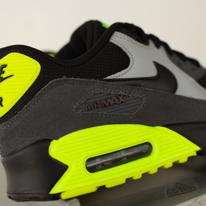 Women's shoes Nike Air Max 90 Mesh (GS) Black/ Black-Wolf Grey-Dark Grey