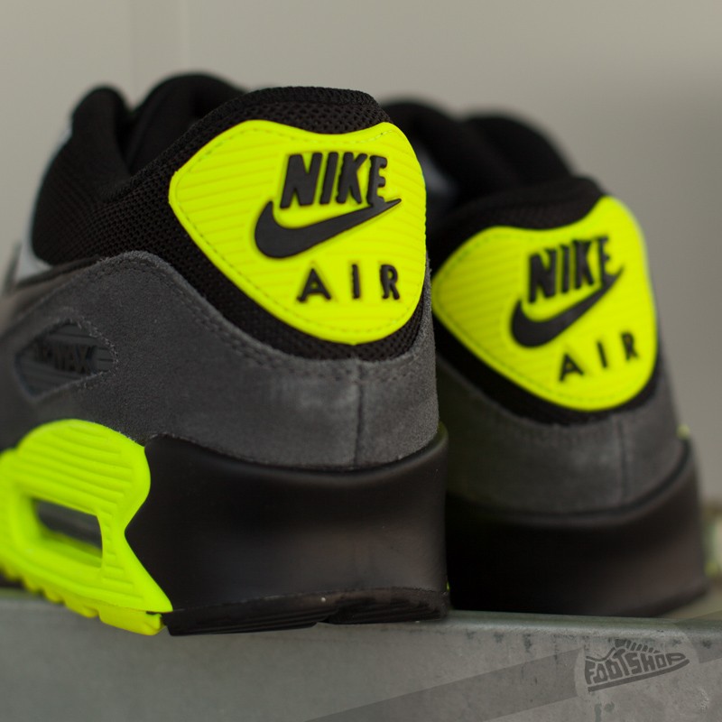 Women's shoes Nike Air Max 90 Mesh (GS) Black/ Black-Wolf Grey-Dark Grey