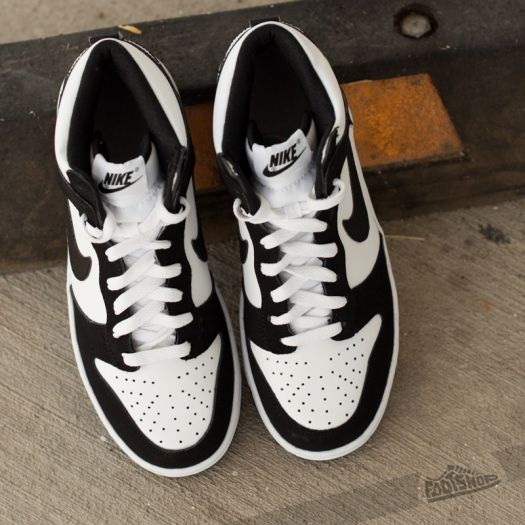Women's shoes Nike Dunk High (GS) White/ Black Footshop