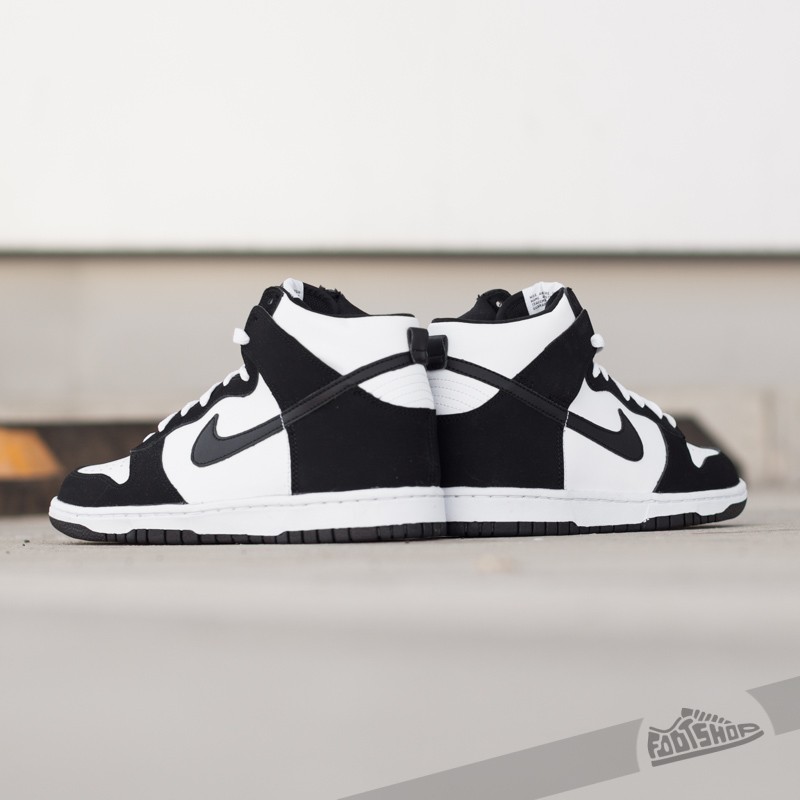 Women's shoes Nike Dunk High (GS) White/ Black