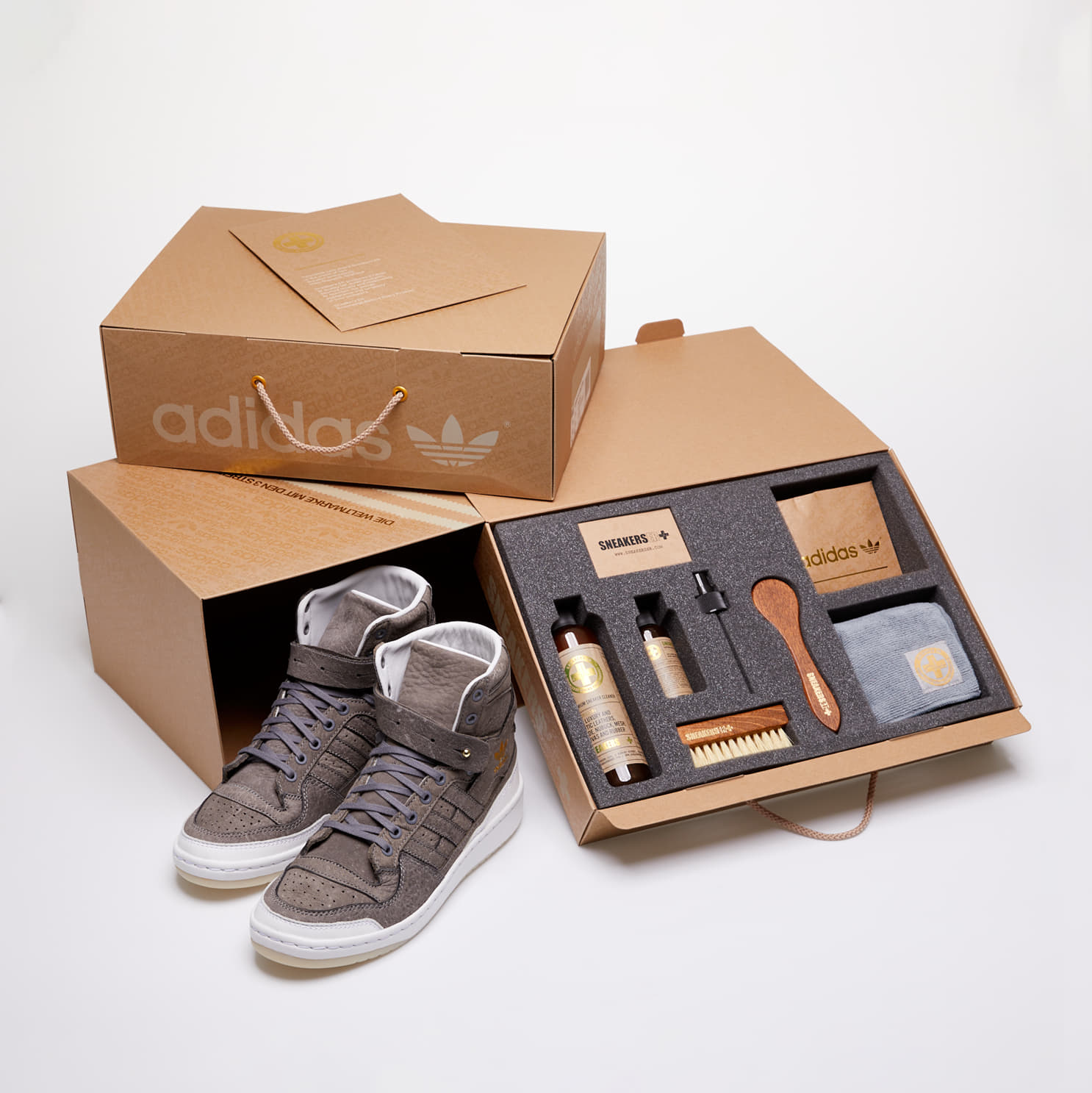 Men s shoes adidas Forum Hi Crafted Pack Supplier Colour Ftw White Gold Metallic Footshop
