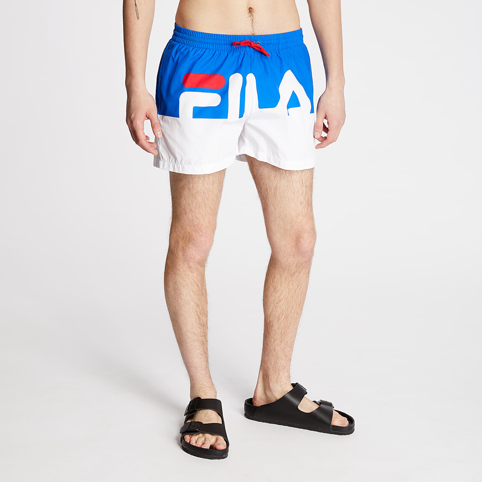 Bademode FILA Makoto Beach Shorts Royal Blue/ Bright White