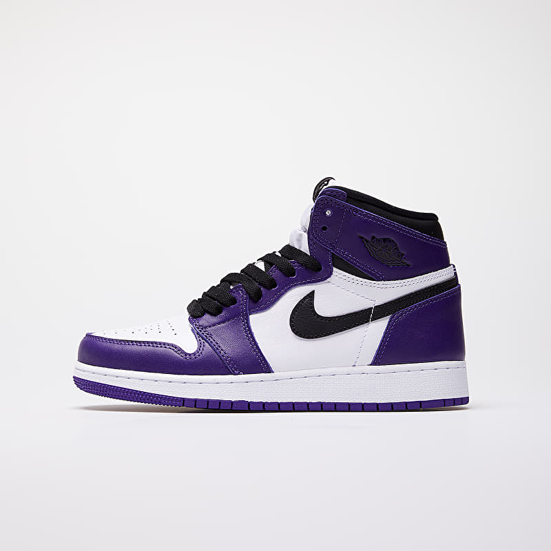 Jordan Air 1 Retro High OG GS Court Purple/ Black-White | Footshop
