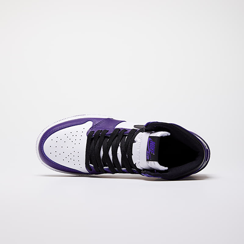 Jordan Air 1 Retro High OG GS Court Purple/ Black-White | Footshop